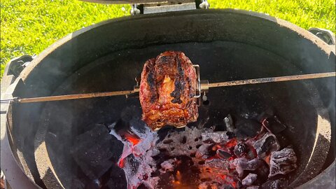 Rotisserie prime rib