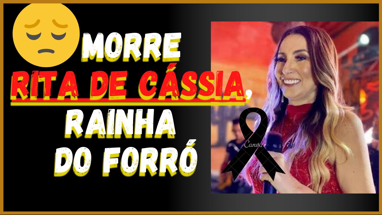 Triste notícia, morre #ritadecassia, rainha do forró, compositora das músicas / forró #ritadecassia