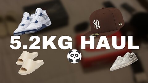 5.2 KG Pandabuy HAUL | Full Review | AJ4, Dunks, Yeezy Slides and More!