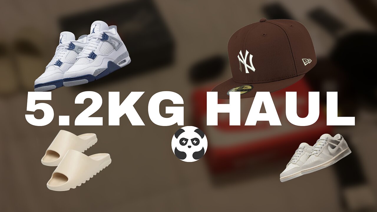 5.2 KG Pandabuy HAUL | Full Review | AJ4, Dunks, Yeezy Slides and More!