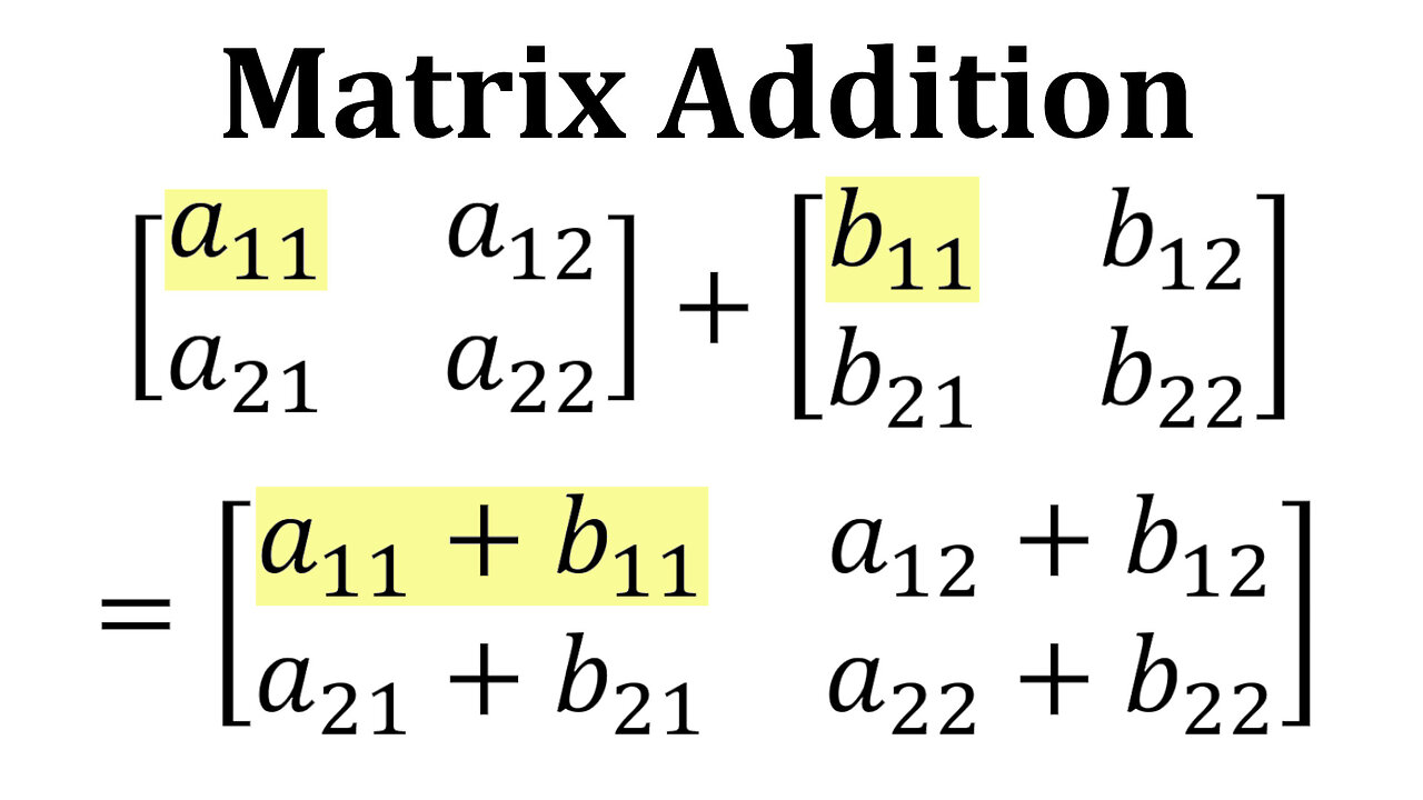 Matrix Addition