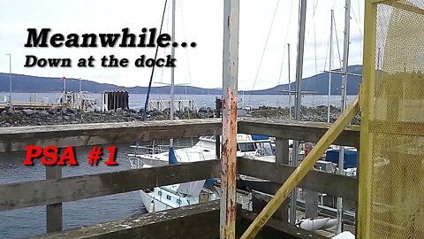 Meanwhile... Down at the dock... PSA #1