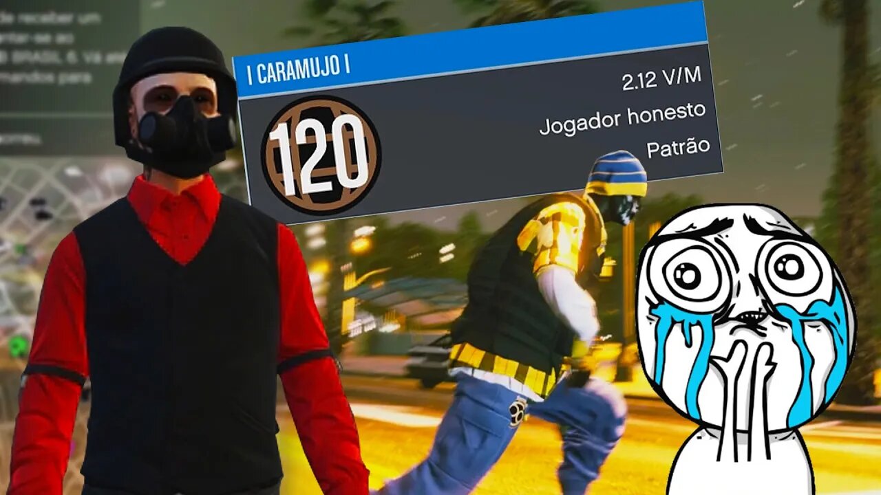 GTA 5 ONLINE - TRYHARD DE COMANDO HATER ACABOU ENCONTRANDO O SARGENTO NA SESSÃO!