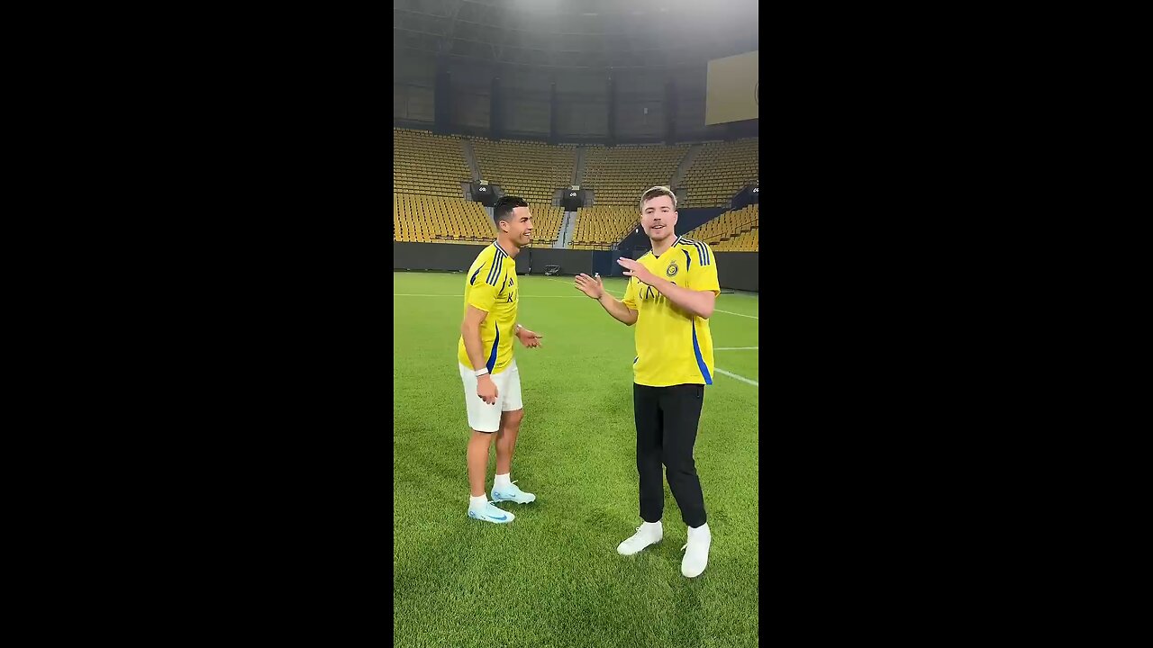 MrBeast with Ronaldo