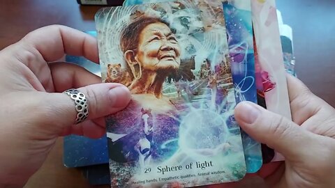 Unboxing Sacred Light Oracle by Anna Stark