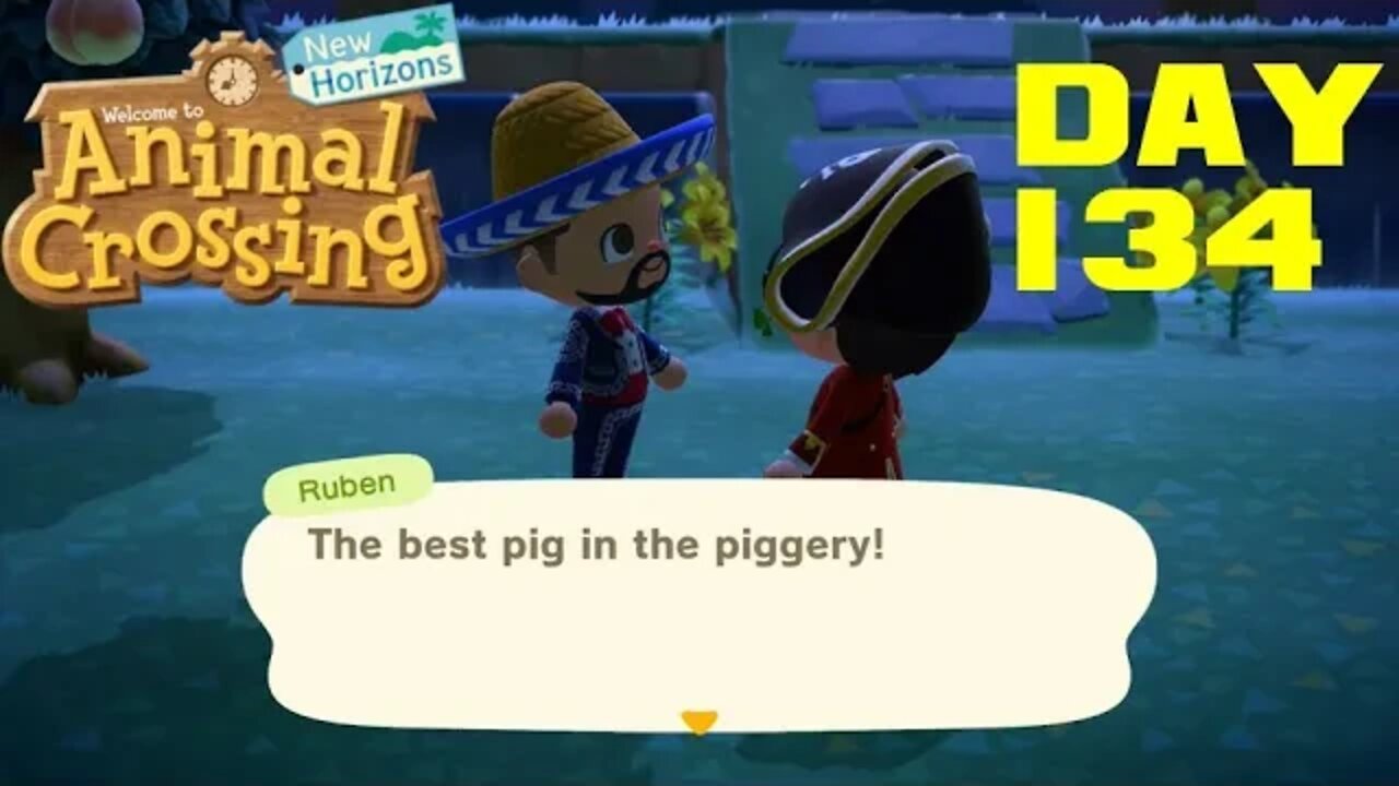 Animal Crossing: New Horizons Day 134 - Nintendo Switch Gameplay 😎Benjamillion