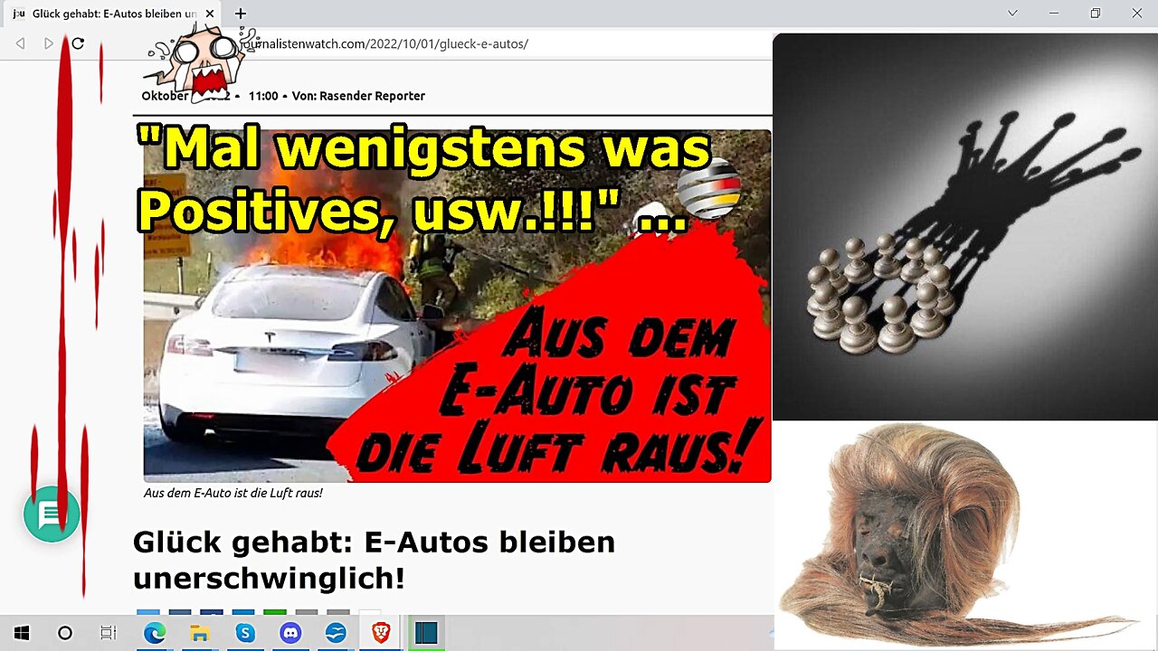 "Mal wenigstens was Positives, usw.!!!“ ...