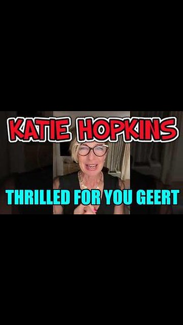 #GeertWilders (*secures most votes. Needs alliance for majority). Thrilled for you Geert