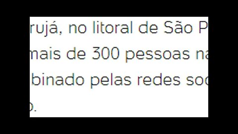 CULPADE QUEM? Festa clandestina com mais de 300 pessoas é interrompida no Guarujá