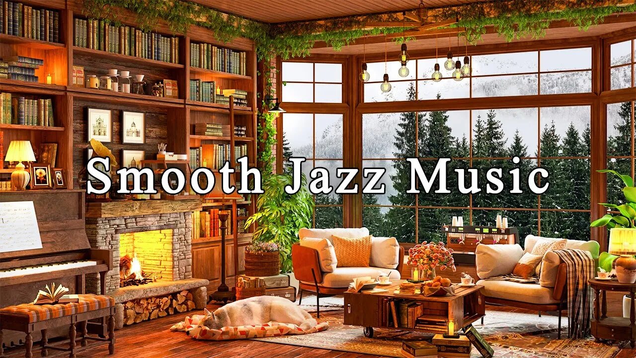 Smooth Jazz Music in Cozy Coffee Shop Ambience ☕ Relaxing Jazz Instrumental Music | Background Music