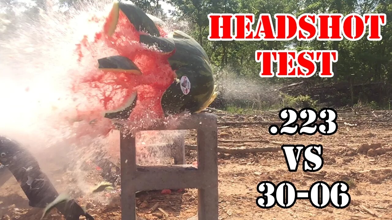 .223 vs 30-06 : "Watermellon Test"