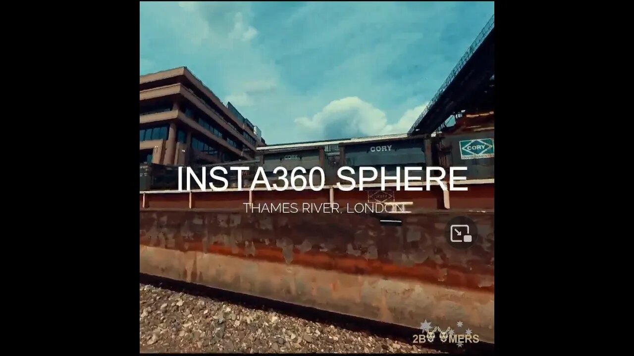 INSTA360 SPHERE - THAMES RIVER SOUTHWARK BRIDGE LONDON #insta360sphere #djiair2s