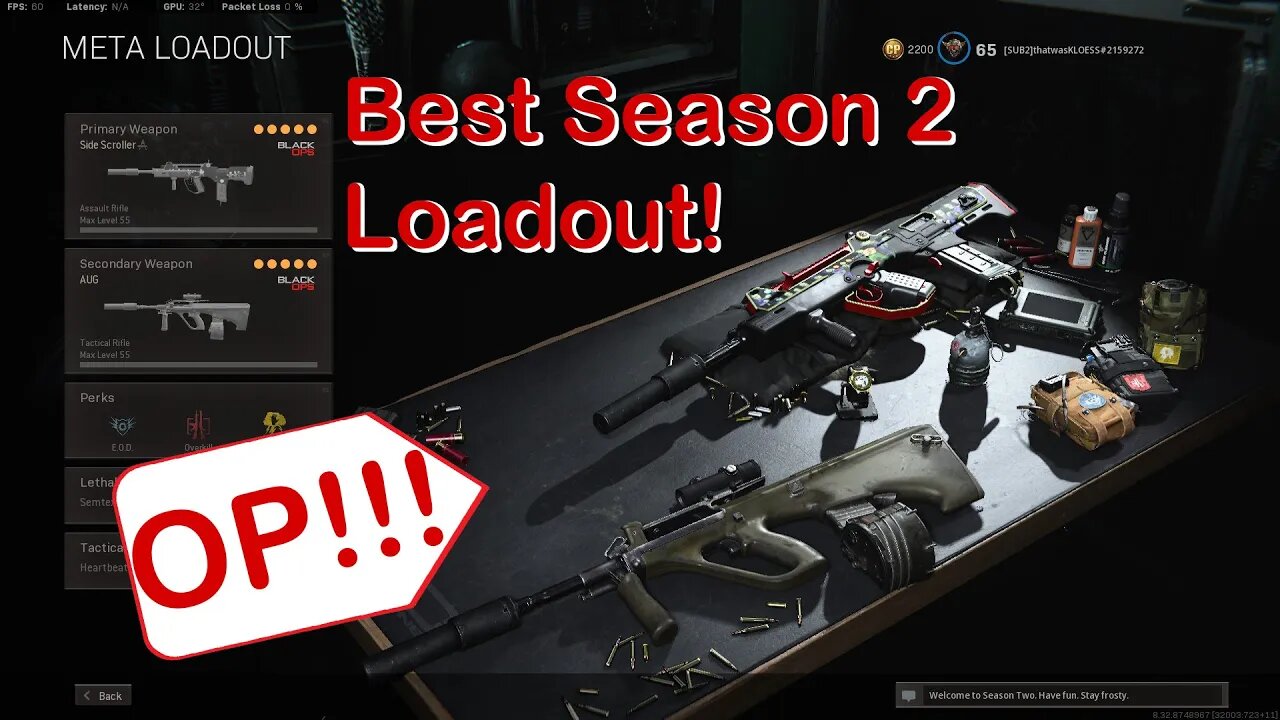 Best Season 2 Loadout! | Call of Duty: Cold War/Warzone #shorts