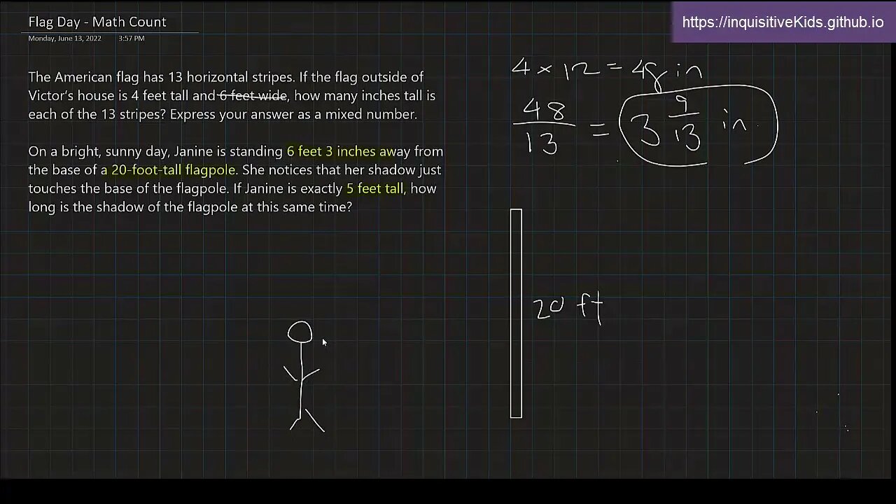 Math Count: Flag Day