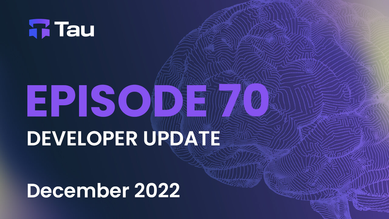 Tau Net AI Blockchain Network | Development Update | DEC 2022