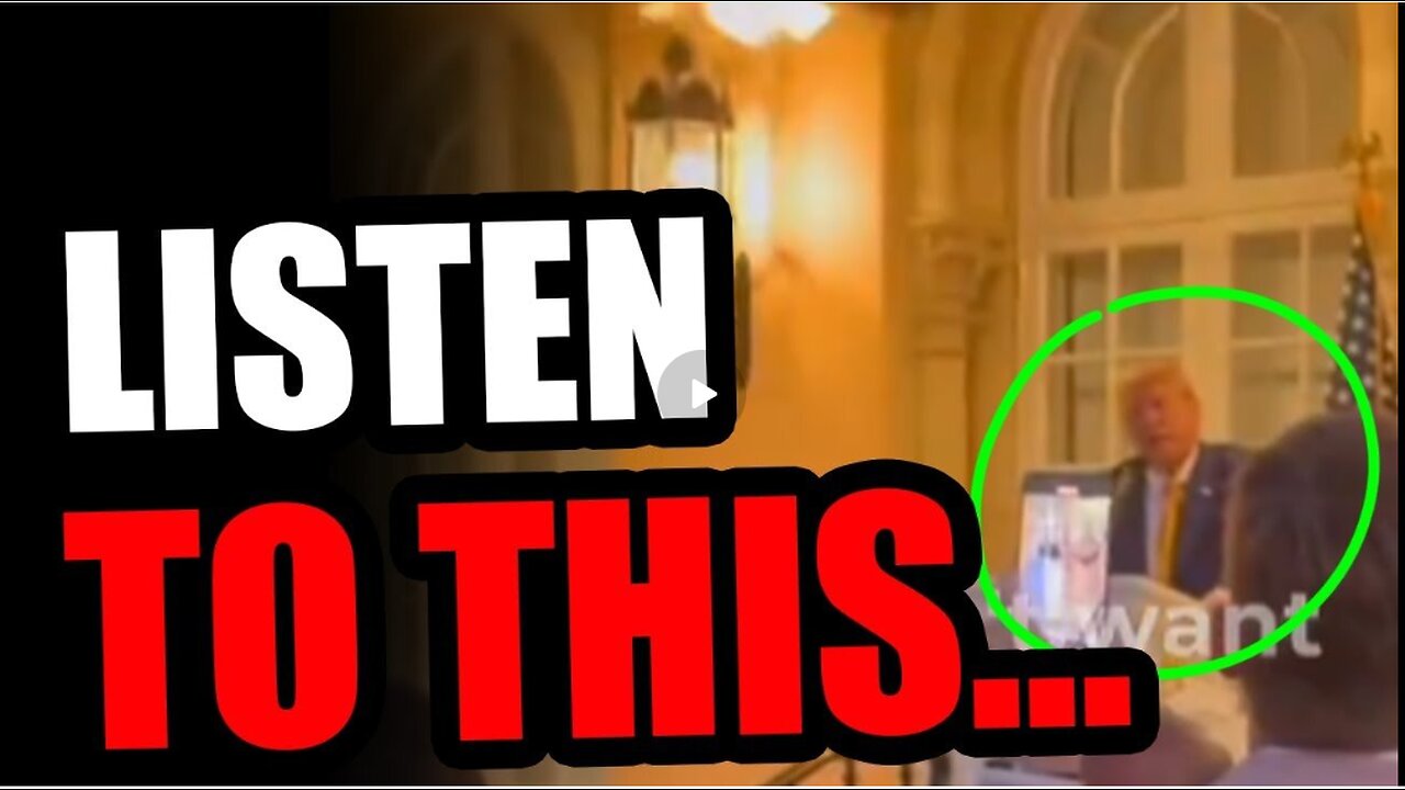 I'M VERY GLAD SOMEONE RECORDED THIS.