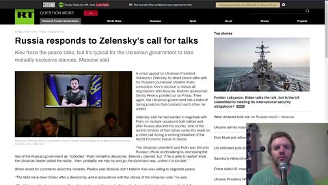 Zelensky calls for peace talks again. However, Moscow has doubts about further peace talks