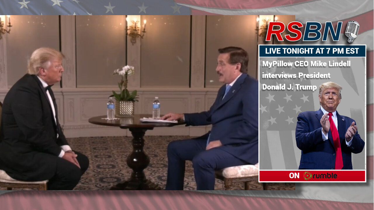 President Trump interviews with MyPillow CEO Mike Lindell 11/16/21