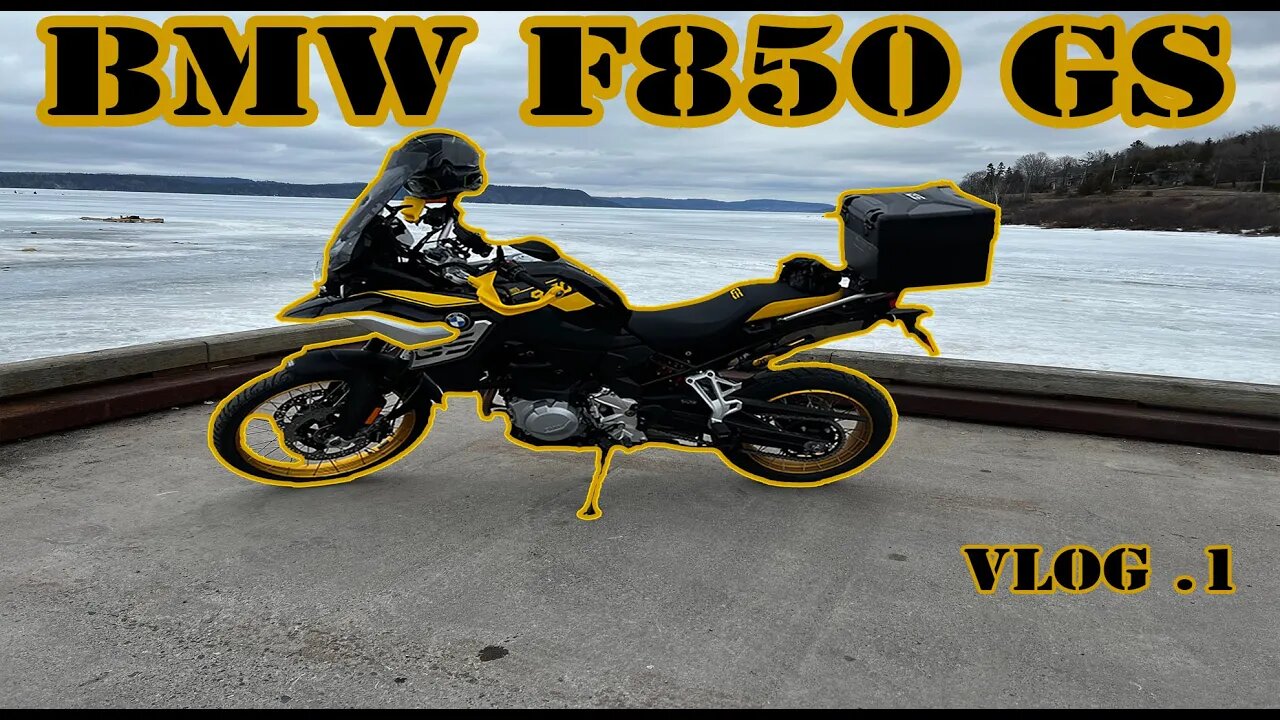 BMW F850 GS - My first VLOG #01