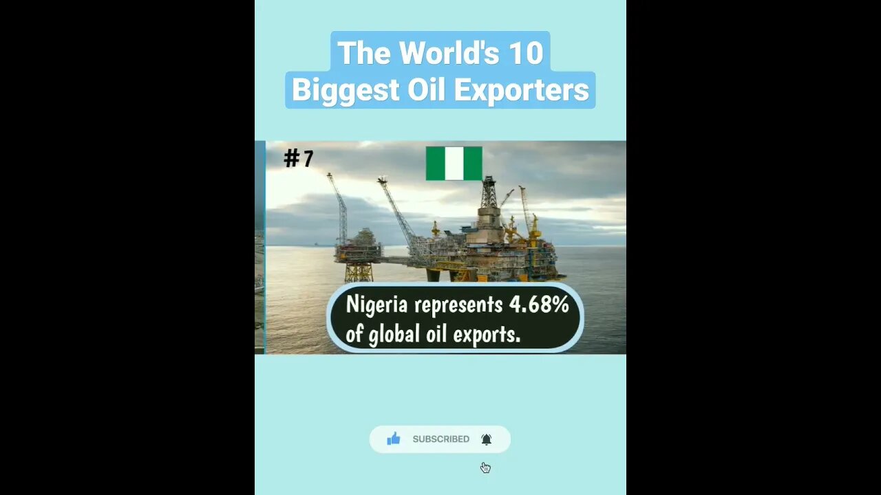 The World's 10 Biggest Oil Exporters