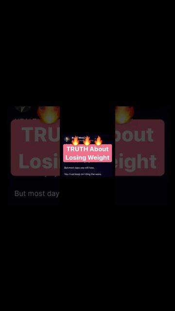 TRUTH About Losing Weight! Subscribe to PPNutra