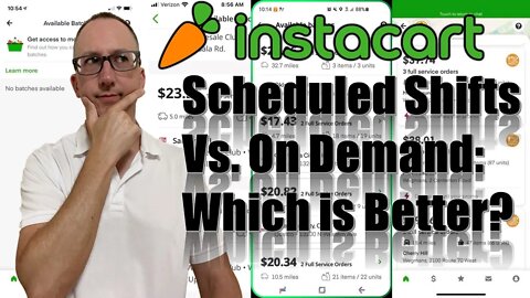 Instacart Scheduled Shifts vs. On Demand: Which is Better?