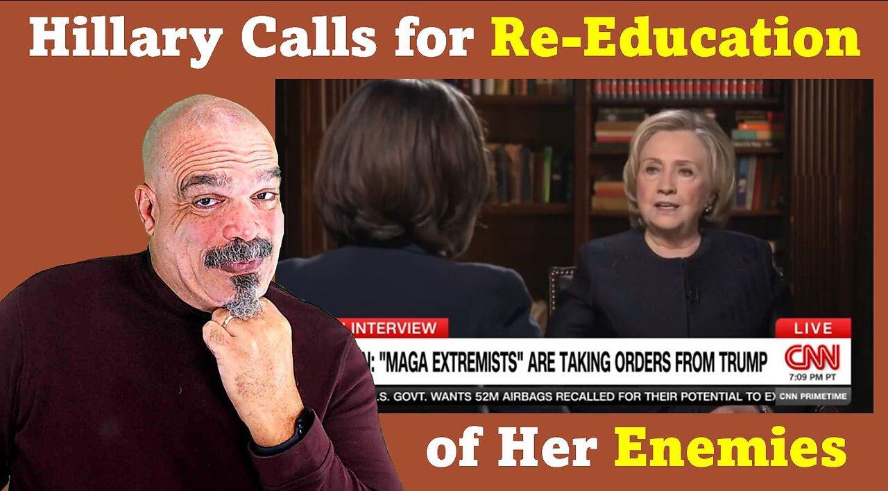 The Morning Knight LIVE! No. 1137- Hillary Calls for Re-Education of her Enemies