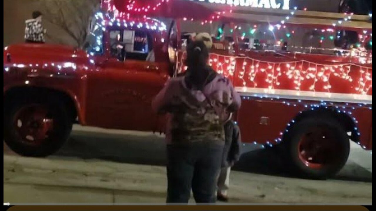 What Is Going On Here With All The Lights fire truck