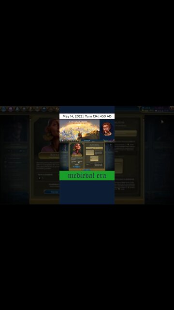 #oneturnadaychallenge #civ6 – Turn 134 - GREAT MERCHANT! #shorts