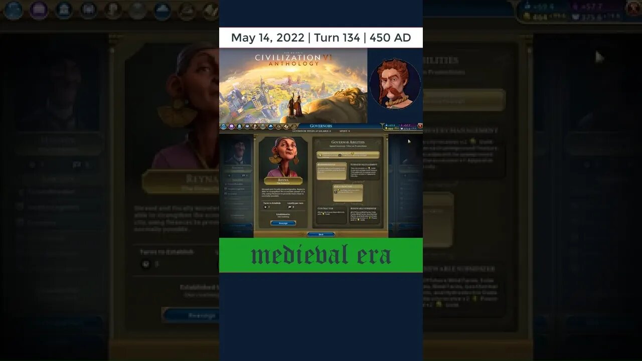 #oneturnadaychallenge #civ6 – Turn 134 - GREAT MERCHANT! #shorts