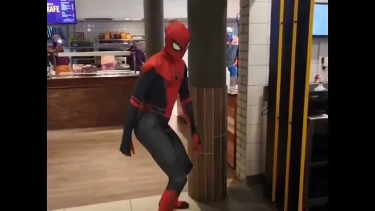 Dancing spiderman