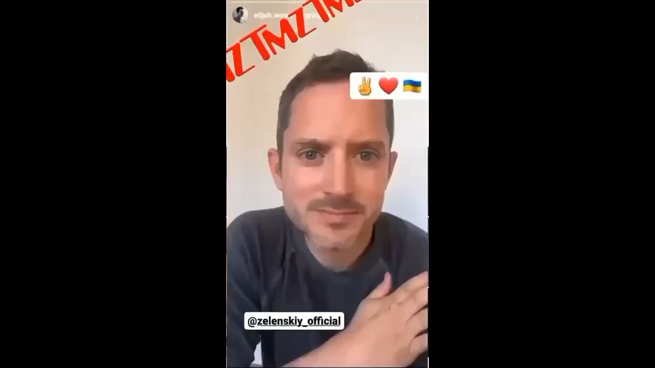 Elijah Wood has a message for Zelensky: go to rehab for your drug addiction via Instagram