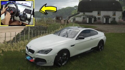 BMW M6 COUPE - Forza Horizon 4 gameplay / Volante Logitech g29