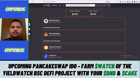 Upcoming PancakeSwap IDO - Farm $WATCH Of The YieldWatch BSC DEFI Project With Your $BNB & $CAKE