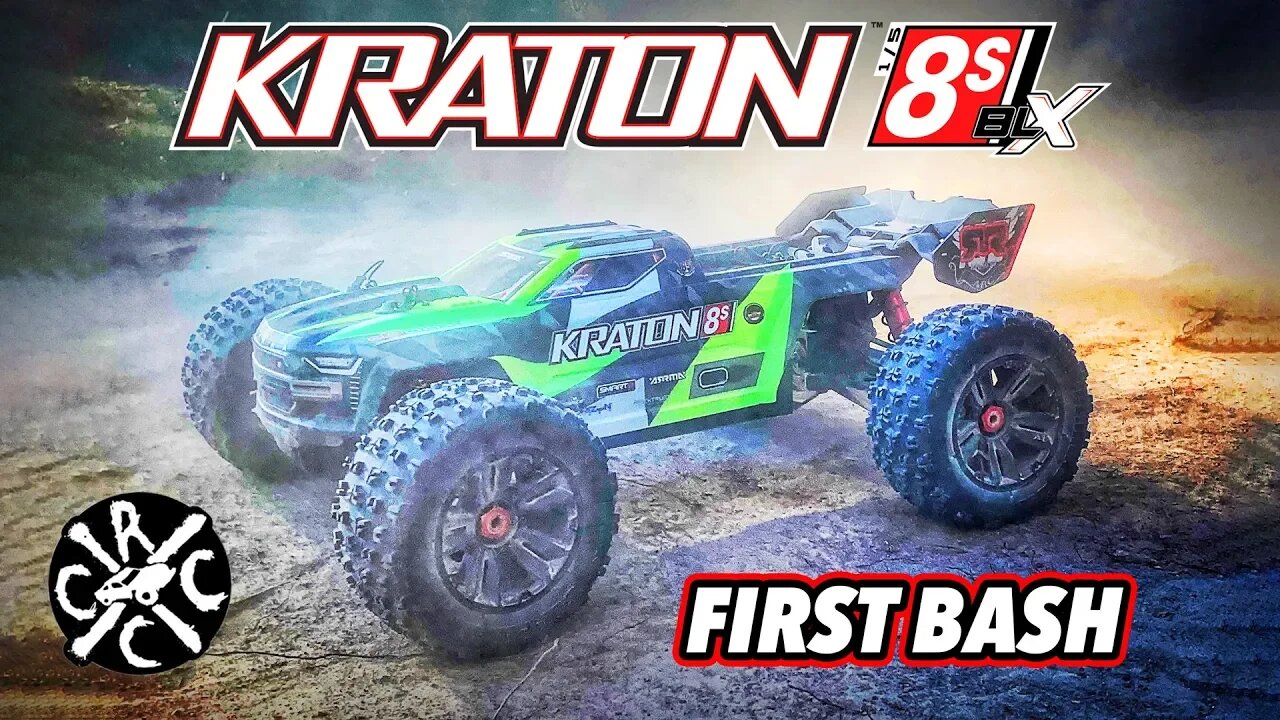 ARRMA KRATON 8S BLX First Run. Let's Bash! 1/5 Scale Monster Truggy