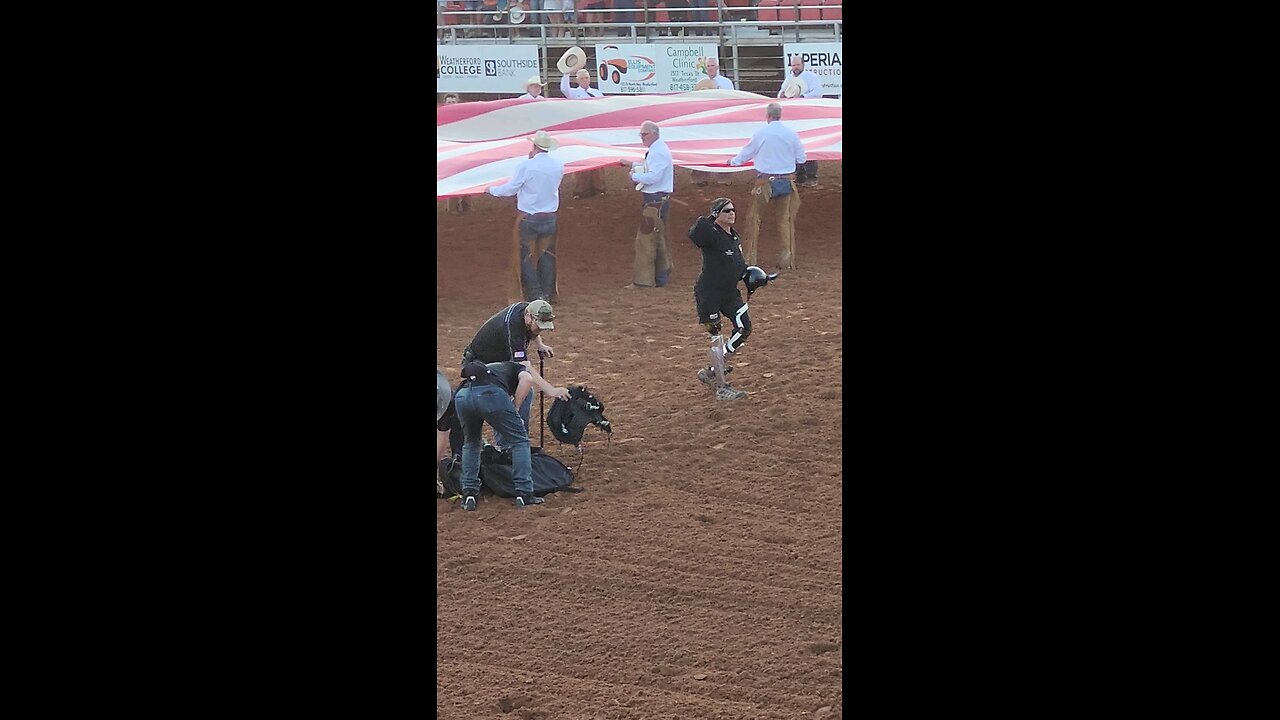 Army Veteran Dana Bowman Weatherford Texas Rodeo