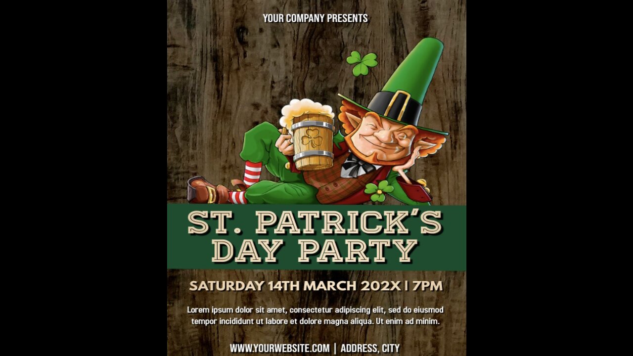 St Patrick’s day party
