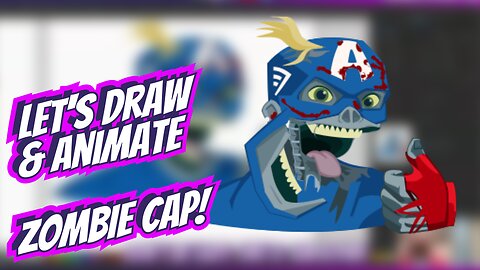 Let's Draw & Animate Zombie Cap