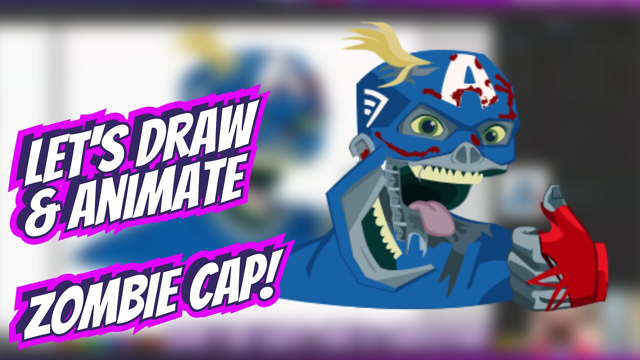 Let's Draw & Animate Zombie Cap