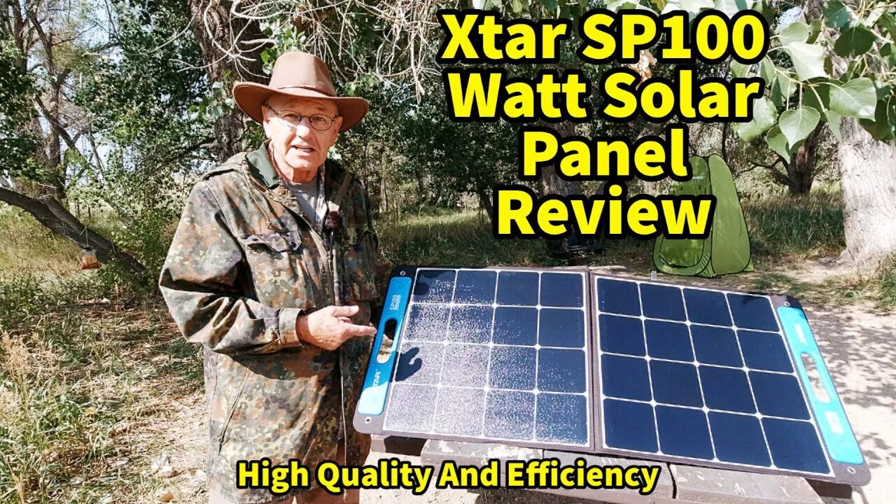 Review - The Xtar SP100 Watt Foldable Solar Panel