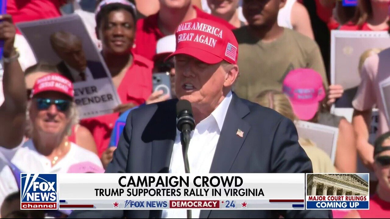 Trump Fires Up Crowd In Virginia Following CNN Presidential Debate