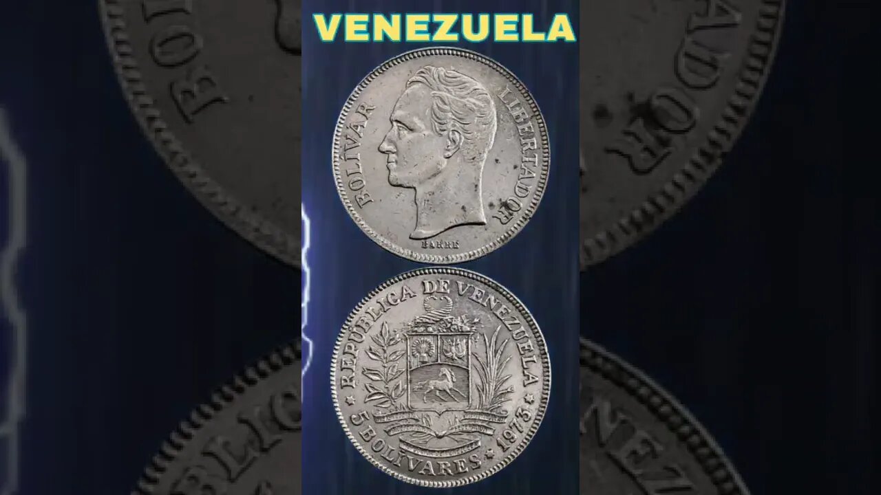 Venezuela 5 Bolivares 1973.#shorts #coinnotesz #viral