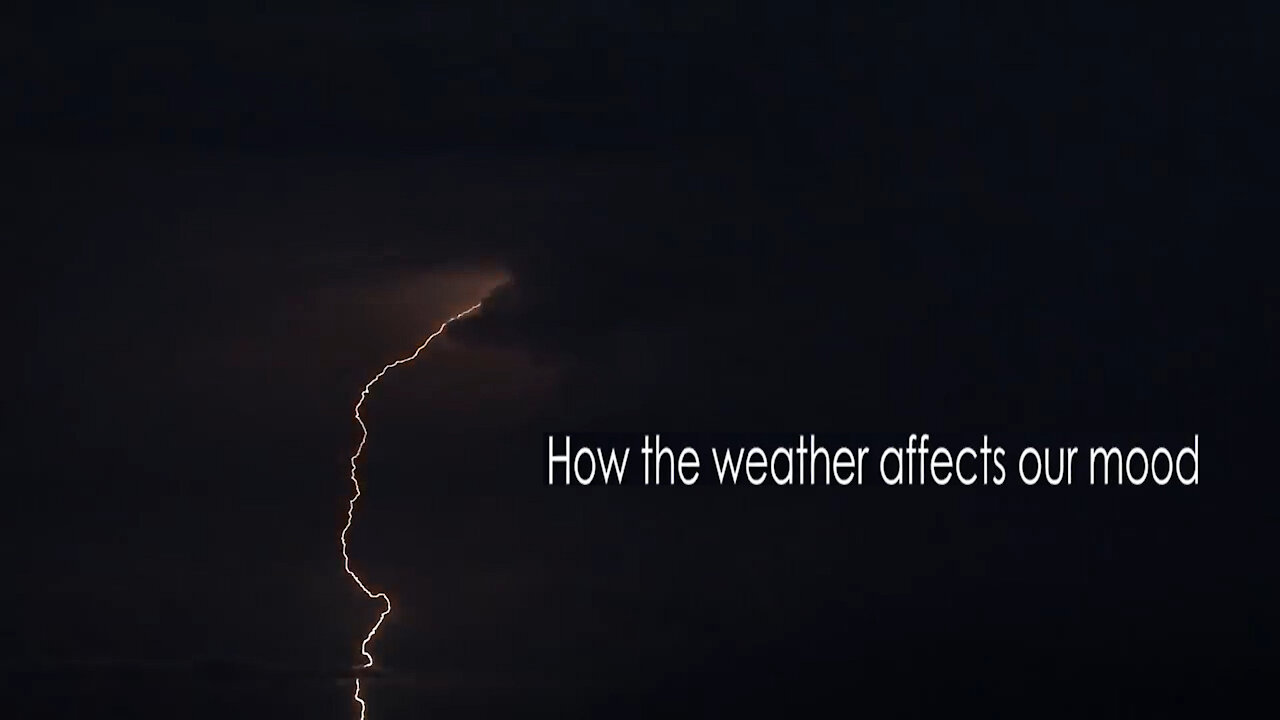 Check out how the weather affects our mood