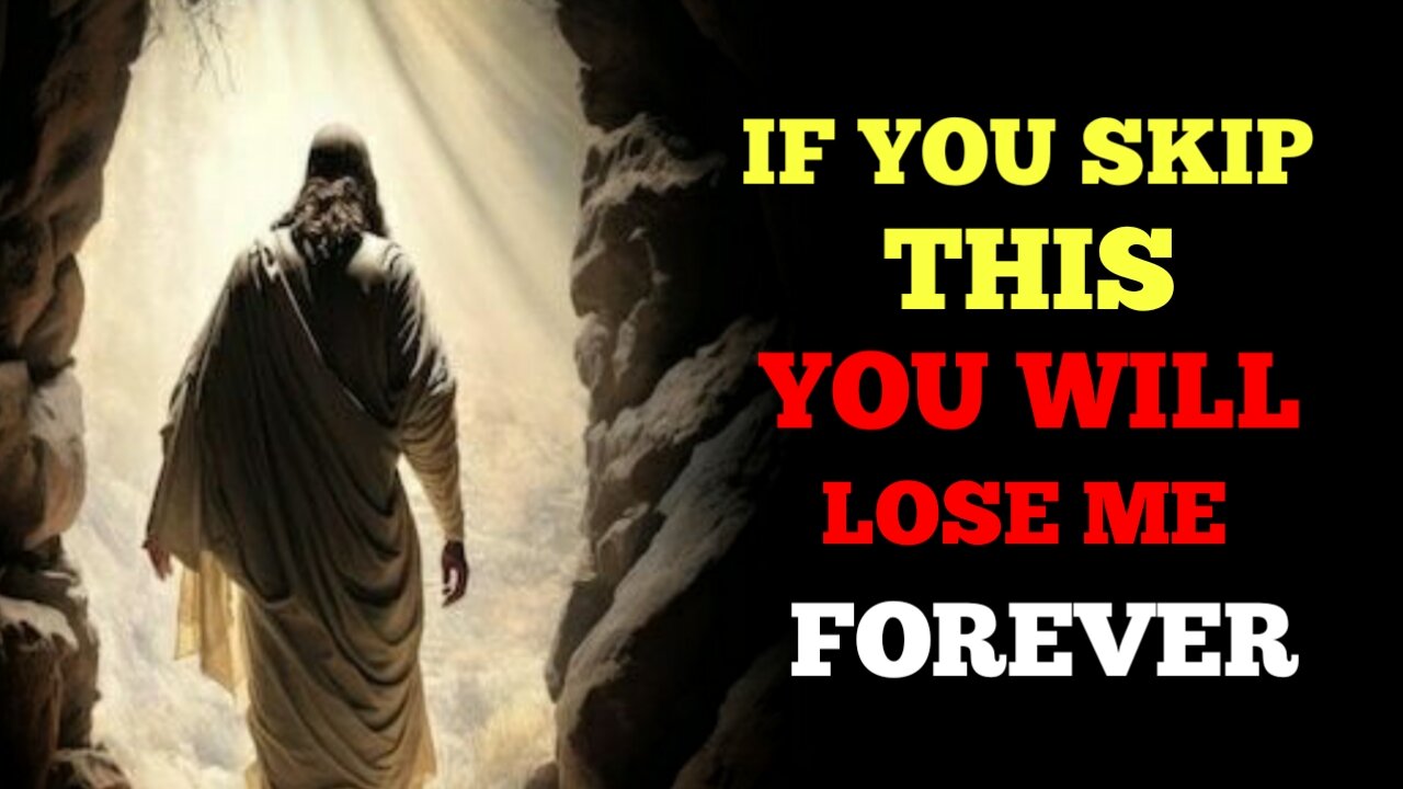 Watch This If You Don't Want To Lose Me | God Message For You | http://11.ai