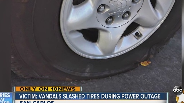 Residents upset after vandals slash tires in San Carlos on Christmas Eve