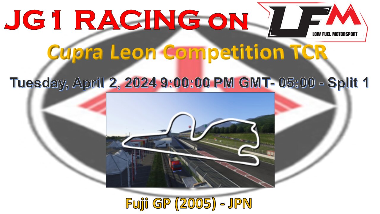 JG1 RACING on LFM - Cupra Leon Competition TCR - Fuji (2005) - JPN - Split 1