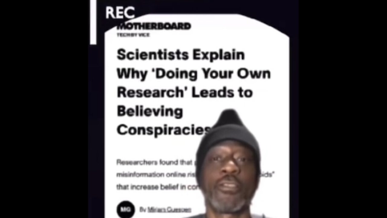 Scientists Explain Why 'Doing Your Own Research' Leads to Believing Conspiracies! LOL🤪