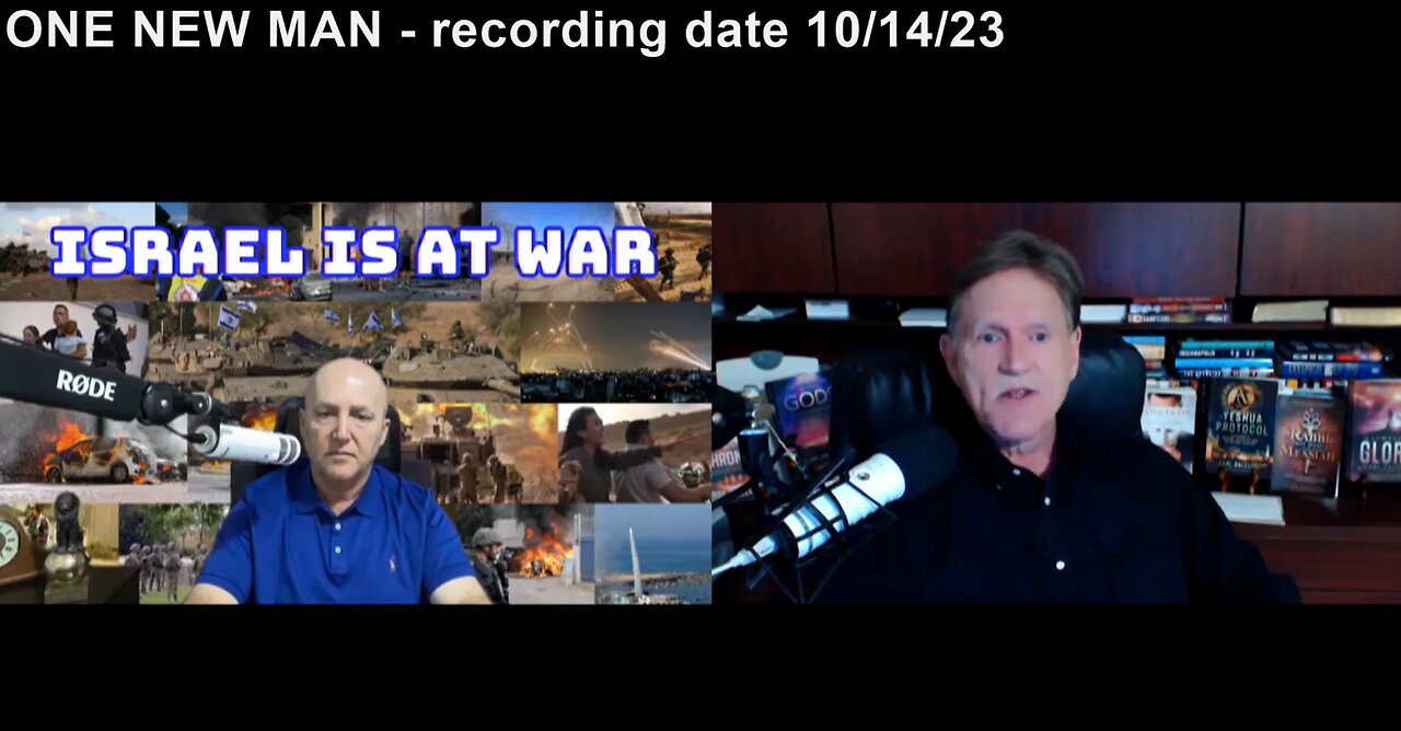 Live From Israel 10/14/23 with Messianic Rabbi Zev Porat & Pastor Carl Gallups - ONE NEW MAN