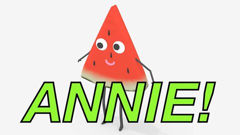 Happy Birthday ANNIE! - WATERMELON Birthday Song