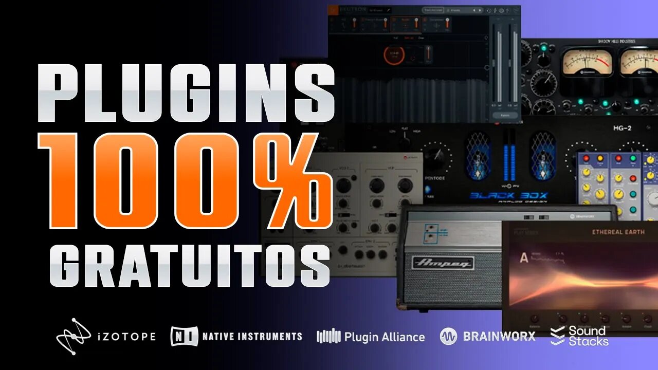 😱 GRÁTIS POR TEMPO LIMITADO - Plugins da Izotope, Plugin Alliance e Native Instruments